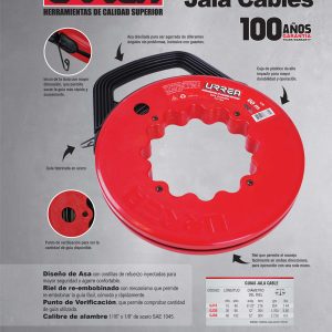 Guía para cable 60 m Urrea