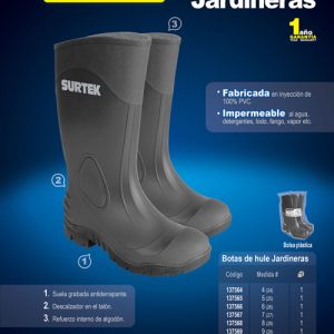 Botas plásticas jardineras #30 cm Surtek