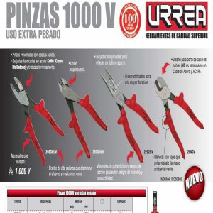 Tijera de 1000 V corta cable de 9-1/4" Urrea