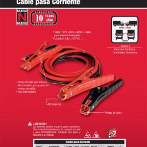 Cables pasa corriente, 4.8 m Urrea