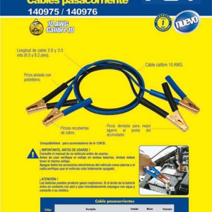 Cables pasa corriente, 2.5 m Foy