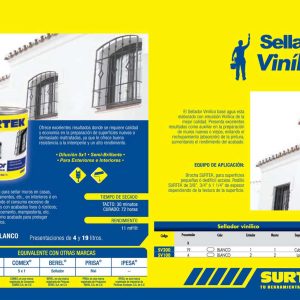 Sellador vinílico 4 Lt color blanco Surtek