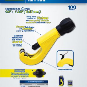 Cortatubos cuerpo de zamac de 3/4" a 1-3/4" Surtek