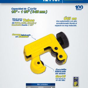 Mini cortatubos cuerpo de zamac de 1/8" a 1-1/8" Surtek