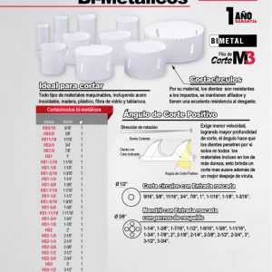 Cortacírculos bimetálico 3/4" Urrea