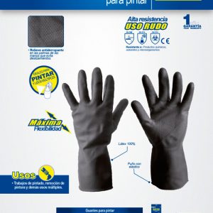 Guantes de látex para pintor M Surtek