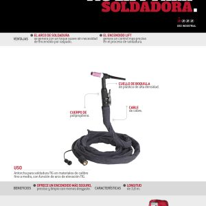 Antorcha para soldadora 315 A 35 - 50mm Urrea