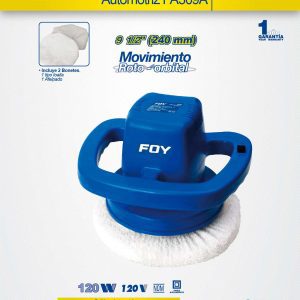 Pulidora automotriz 9" 120 W 120 V, 2500 RPM Foy