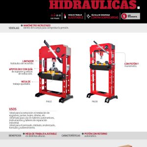 Prensa hidráulica 30 ton Urrea