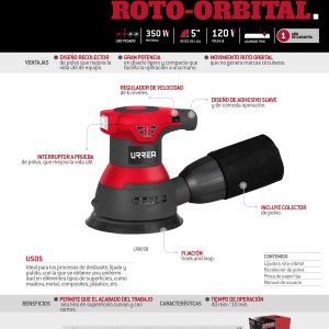 Juego de carbones para LR905B, 2 piezas Urrea