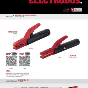 Pinza porta electrodos 300 A Urrea