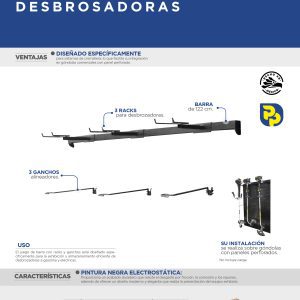 Rack despachador para desbrozadoras 123 x 11 x 8 cm Urrea