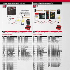 Juego básico automotriz métrico 58 piezas, con caja D6 Urrea