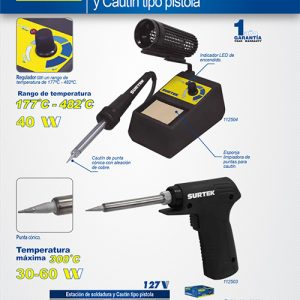Estación de soldadura 50 W, 127 V Surtek