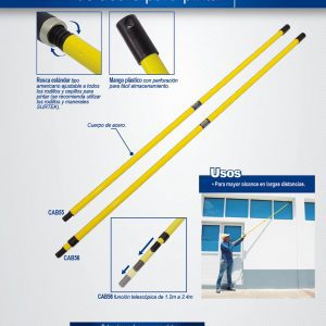 Extensión de acero telescópica para pintar 1.2 m Surtek