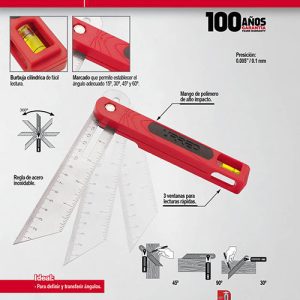 Escuadra falsa con mango plástico 7" Urrea