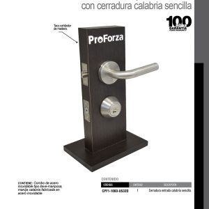 Exhibidor para mostrador con cerradura calabria sencilla Lock