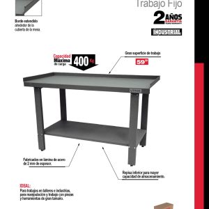 Estación de trabajo serie H 59" Urrea