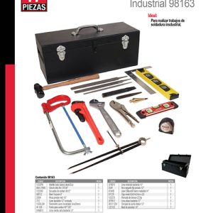 Juego básico industrial para pailero 17 piezas, con caja D7C20 Urrea