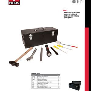 Juego básico industrial para soldador y argonero 9 pieza, con caja D7C20 Urrea