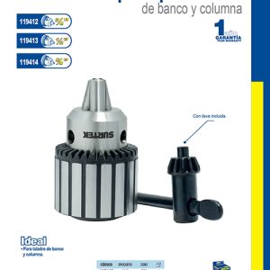 Broquero de 5/8", rosca B16 con llave Surtek