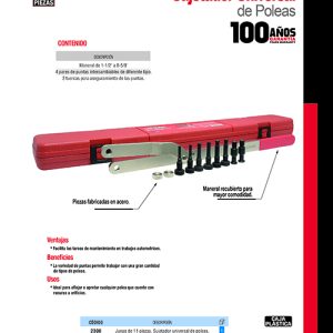 Sujetador universal de poleas Urrea