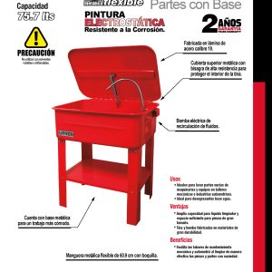 Tina limpia partes 75.7 Lt Urrea