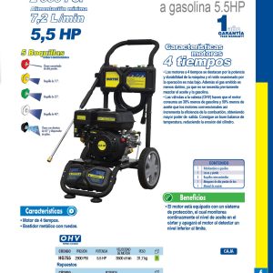 Lanza y pistola para hidrolavadora a gasolina HG755 Surtek