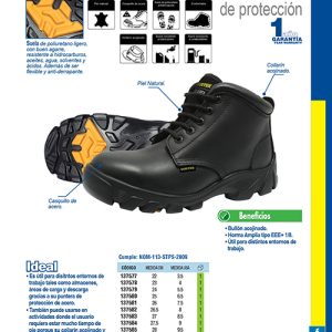 Botas de seguridad clásicas con casquillo de acero #22 cm Surtek