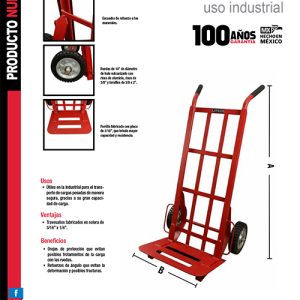Diablo bodeguero capacidad 700 kg Urrea