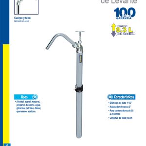 Bomba extractora vertical para lubricantes, suministro 300 ml por ciclo Surtek