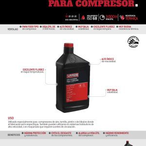 Aceite mineral para compresor 946 ml Urrea