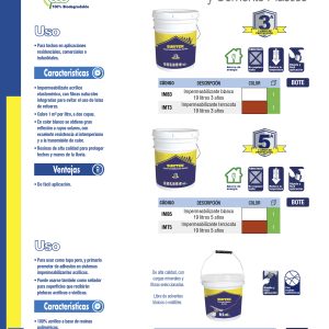 Cubeta de impermeabilizante 19 Lt color rojo óxido con protección de 5 años Surtek