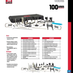 Juego para sincronizar motores, 30 piezas Urrea