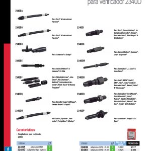Adaptador para verificador de compresión de motores a diésel 2340D, M24 x 1.50 Urrea