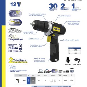 Cargador de baterías para TBA6 Surtek