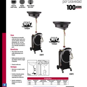 Receptor de aceite por gravedad 90 Lt Urrea