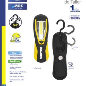 Lámpara de LED para taller a batería de 200 lm Surtek