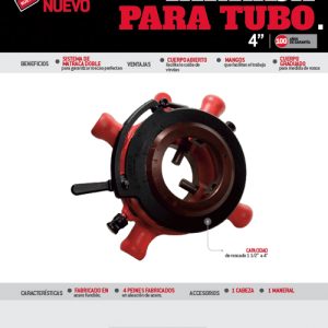 Tarraja para tubo de 1-1/2" a  4" NPT Urrea