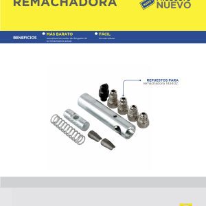 Juego de refacción para remachadora manual de nariz larga Foy