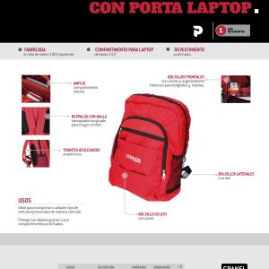 Mochila Sport con tirantes acolchonados Urrea