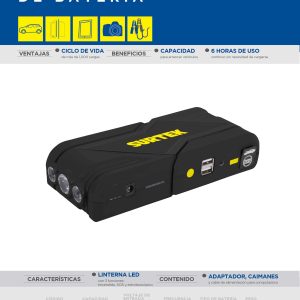 Arrancador bateria 11,000 mAh Surtek