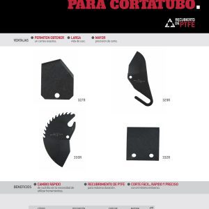 Repuesto de tijeras para tubos 330 Urrea