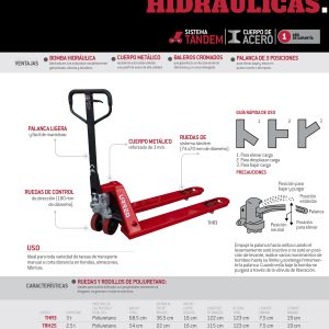 Transpaleta hidráulica 3 ton Urrea