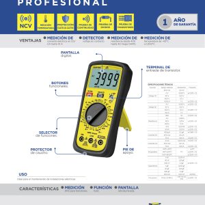 Multímetro digital Surtek