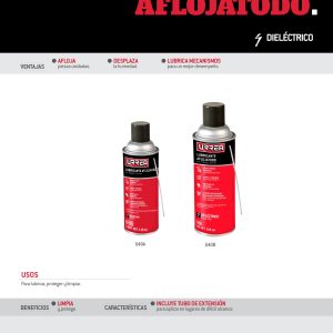 Aceite aflojatodo dieléctrico 235 ml Urrea