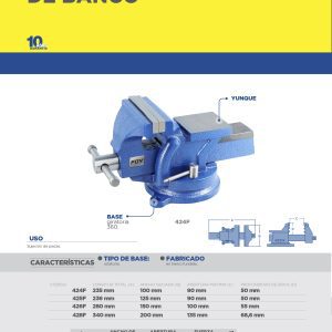 Tornillo de banco 6" Foy