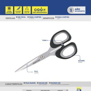 Tijeras para oficina 8-1/4" Surtek