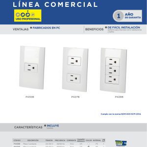 Placa 3 contactos 1/3, línea Americana, color plata Surtek