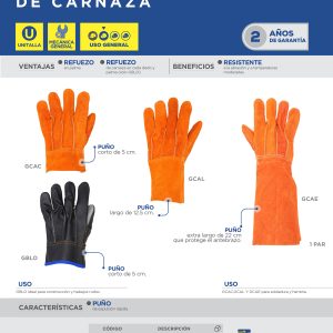 Guantes tipo bloquero unitalla Surtek